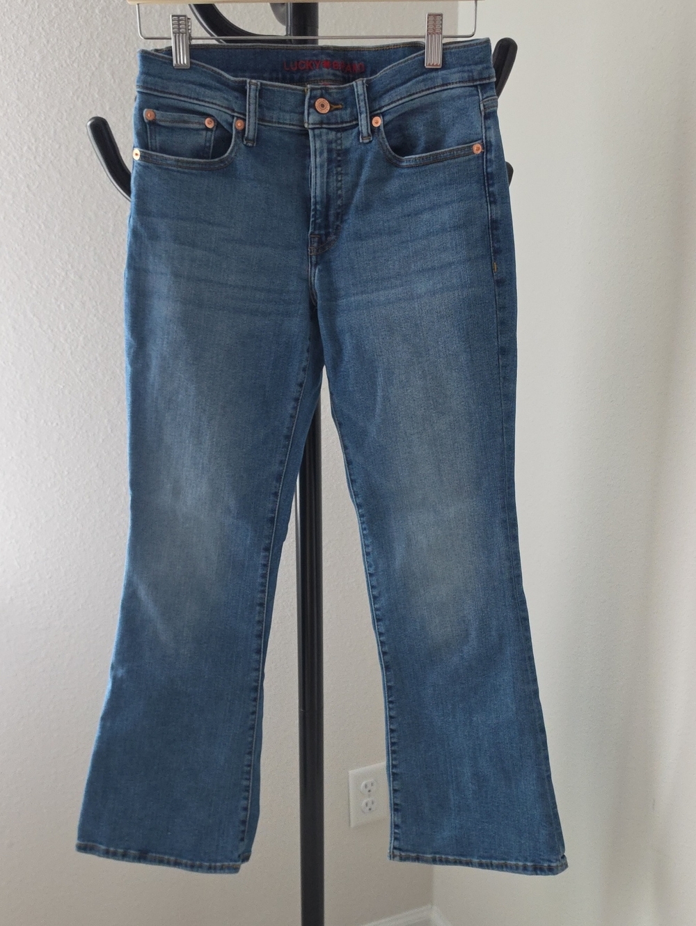 Lucky Brand Women's Medium Blue Flare Jeans